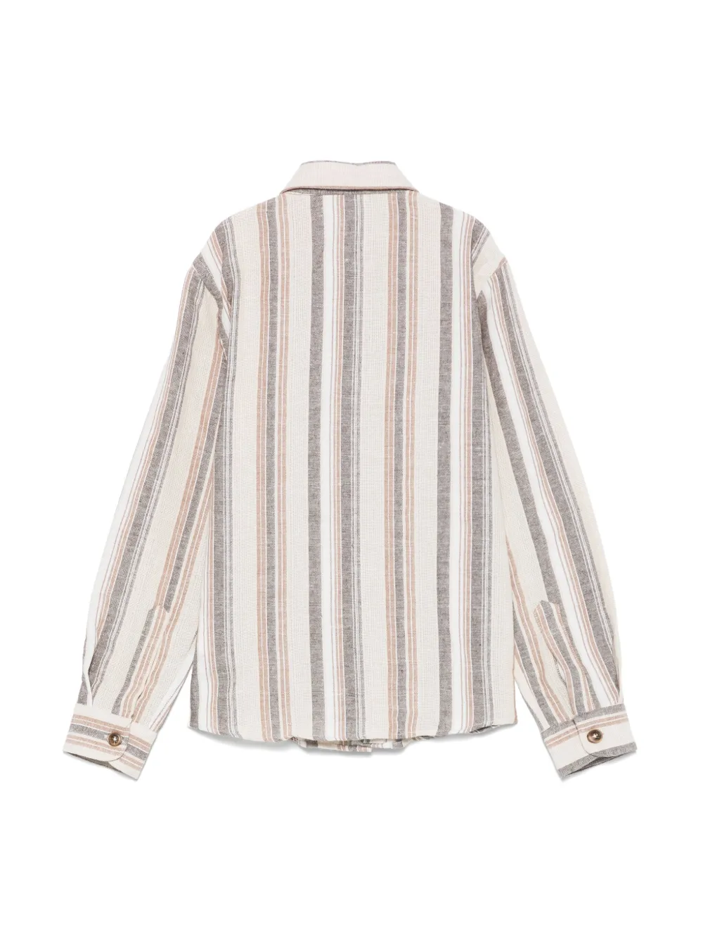 Manuel Ritz Gestreept shirt Beige