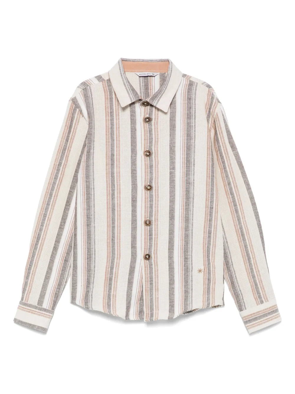 uel Ritz Gestreept shirt Beige