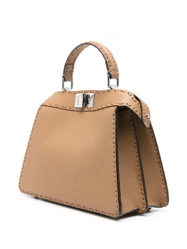 FENDI ピーカブー I See U ハンドバッグ S | ブラウン | FARFETCH JP
