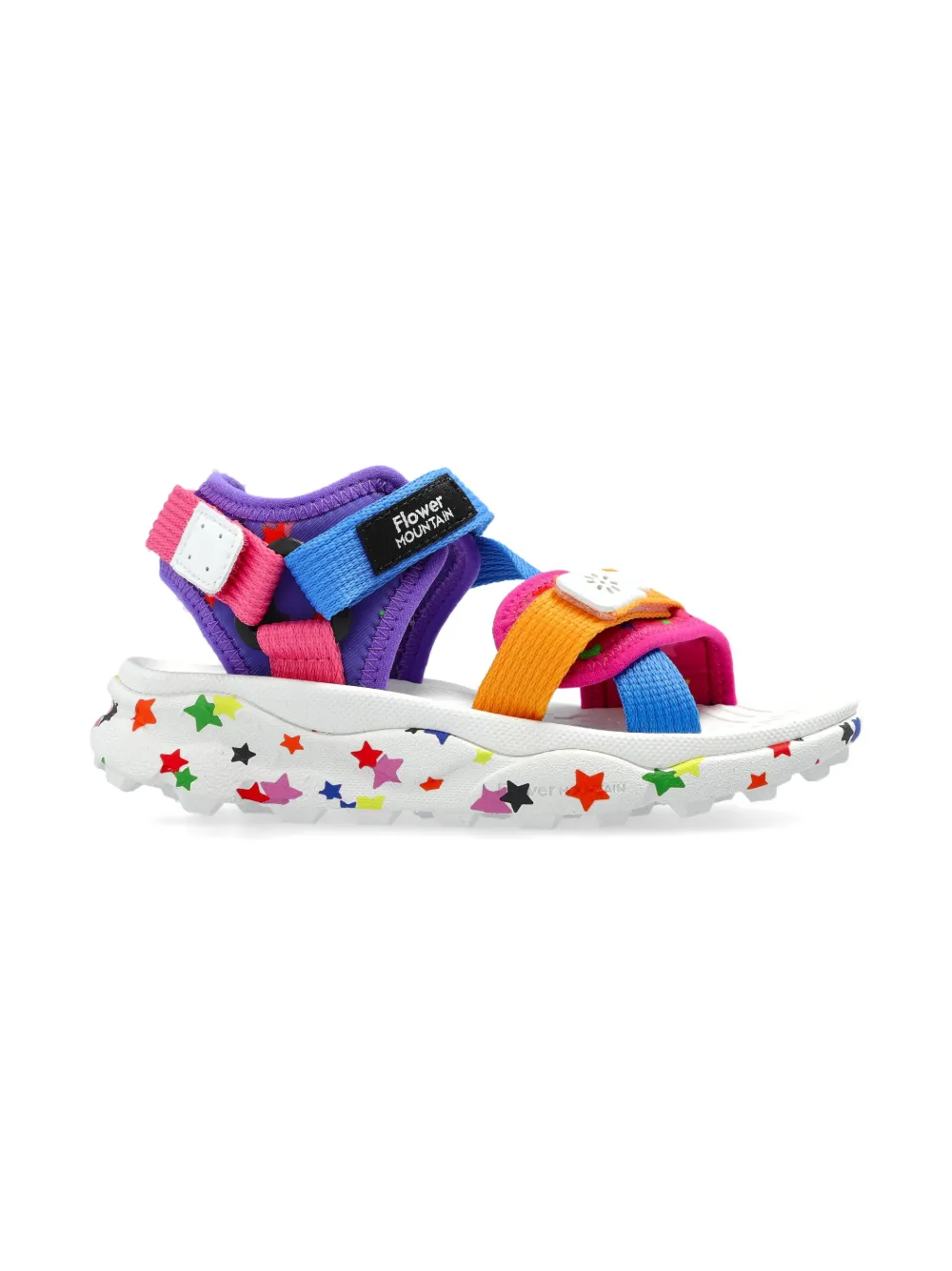 FLOWER MOUNTAIN KIDS star-print sandals Blue