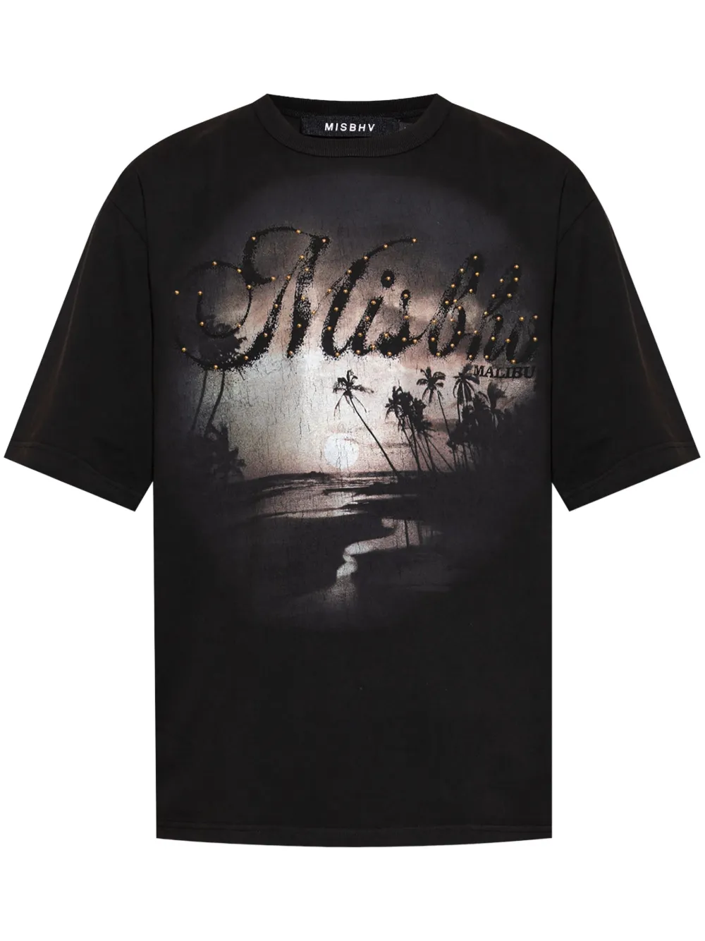 MISBHV T-shirt met grafische print Zwart