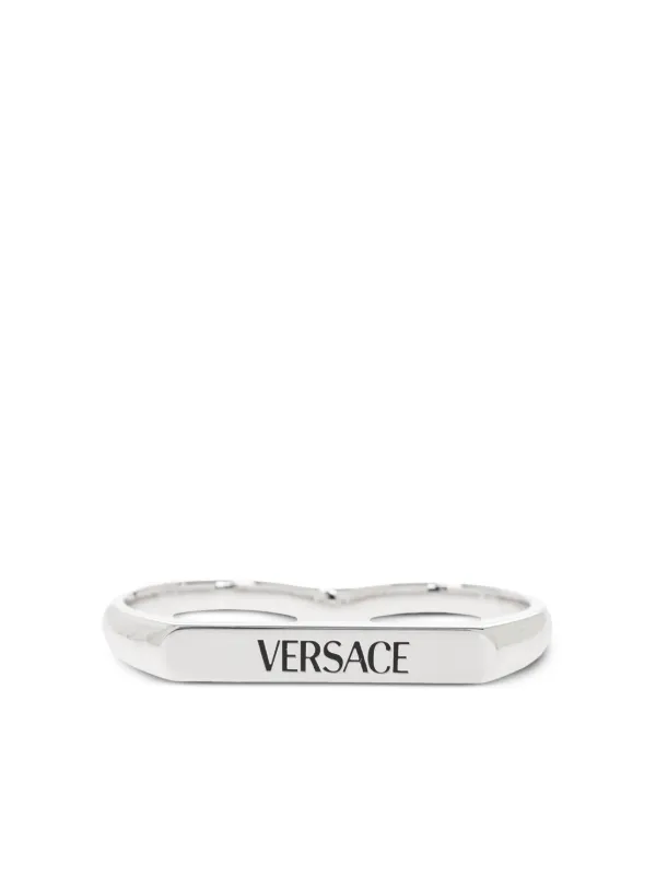 Versace★素敵!Silver Color l Logo Engraved Ring 29030954_58252365_600.jpg