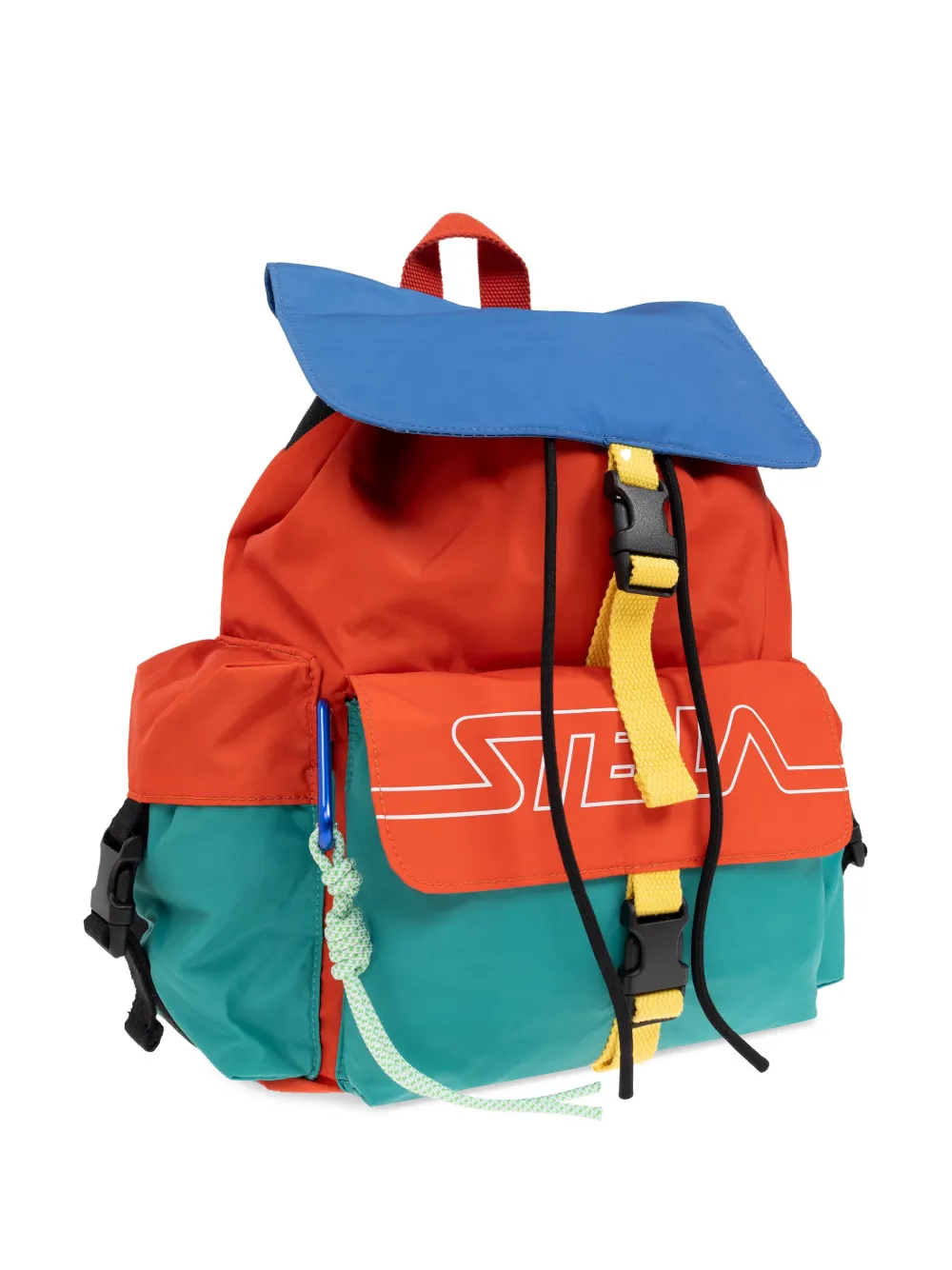 Stella McCartney Kids Rugzak met logo Oranje