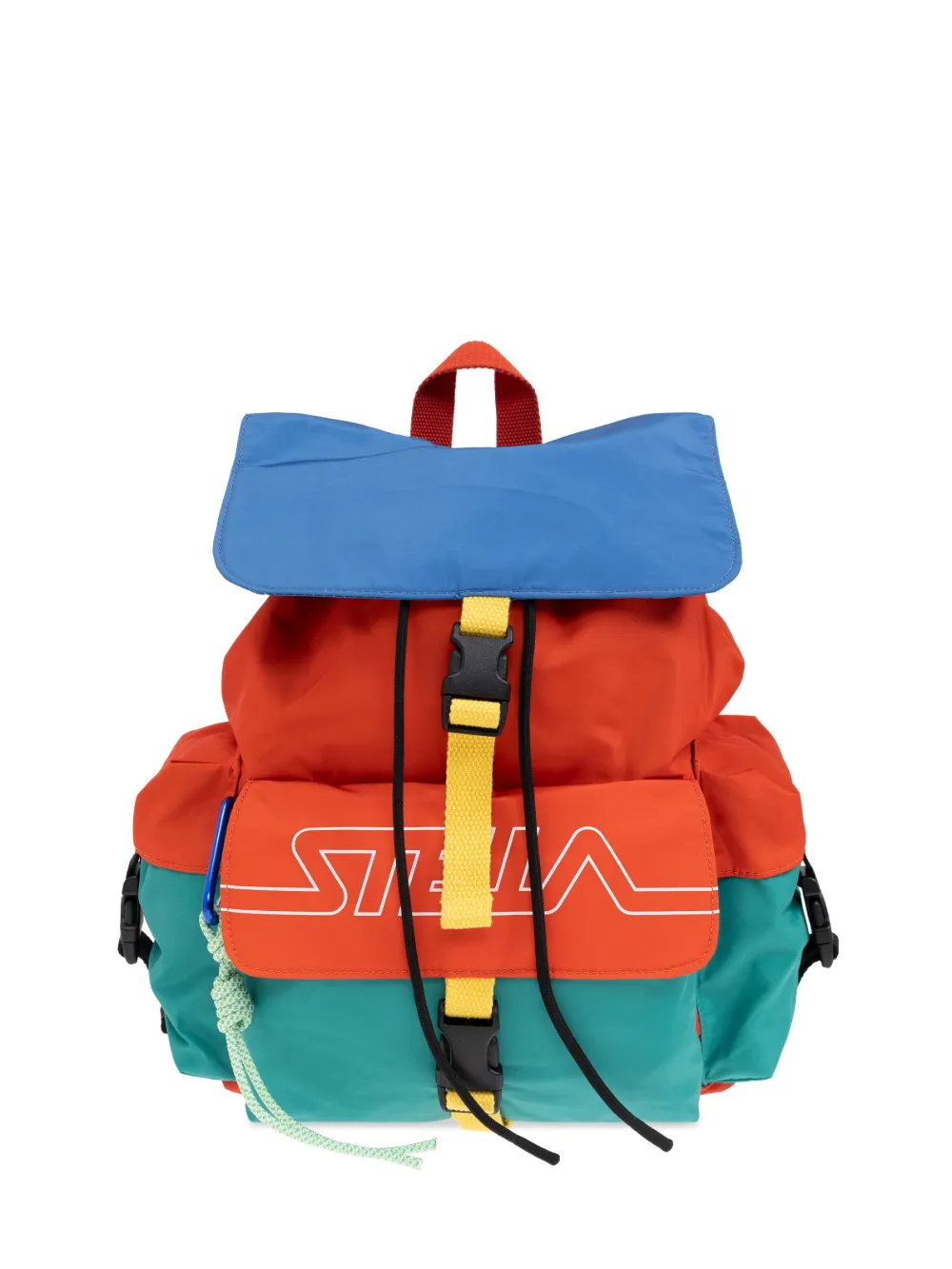 Stella McCartney Kids Rugzak met logo Oranje
