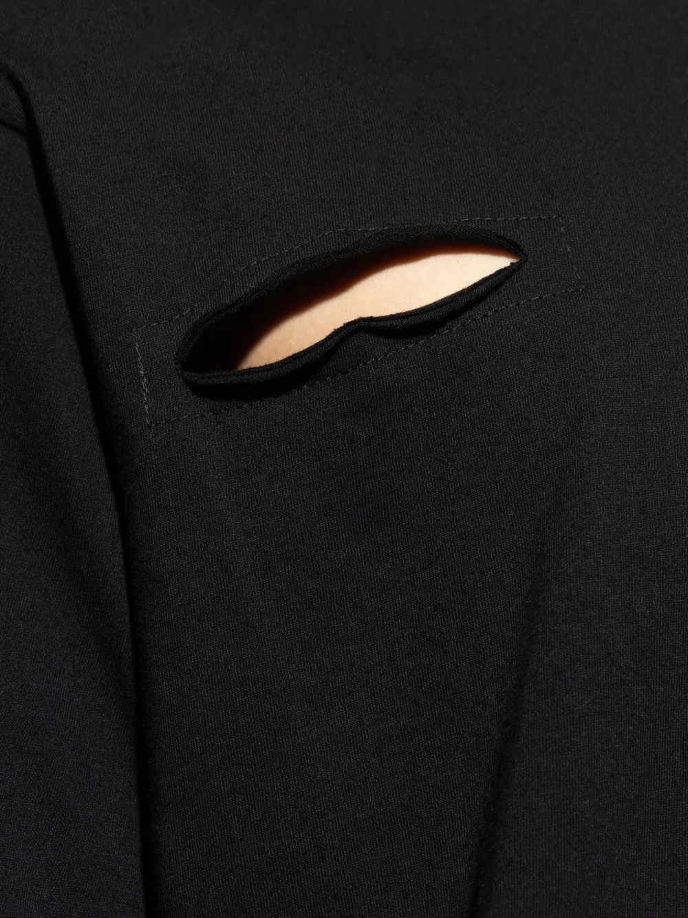 Yohji Yamamoto Jersey T-shirt Zwart