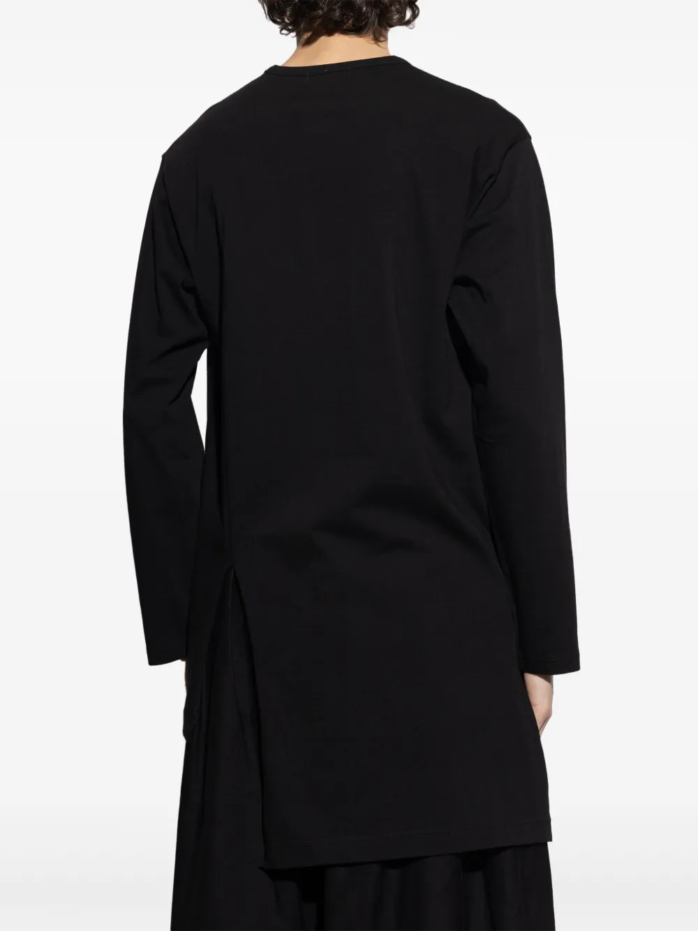 Yohji Yamamoto Jersey T-shirt Zwart