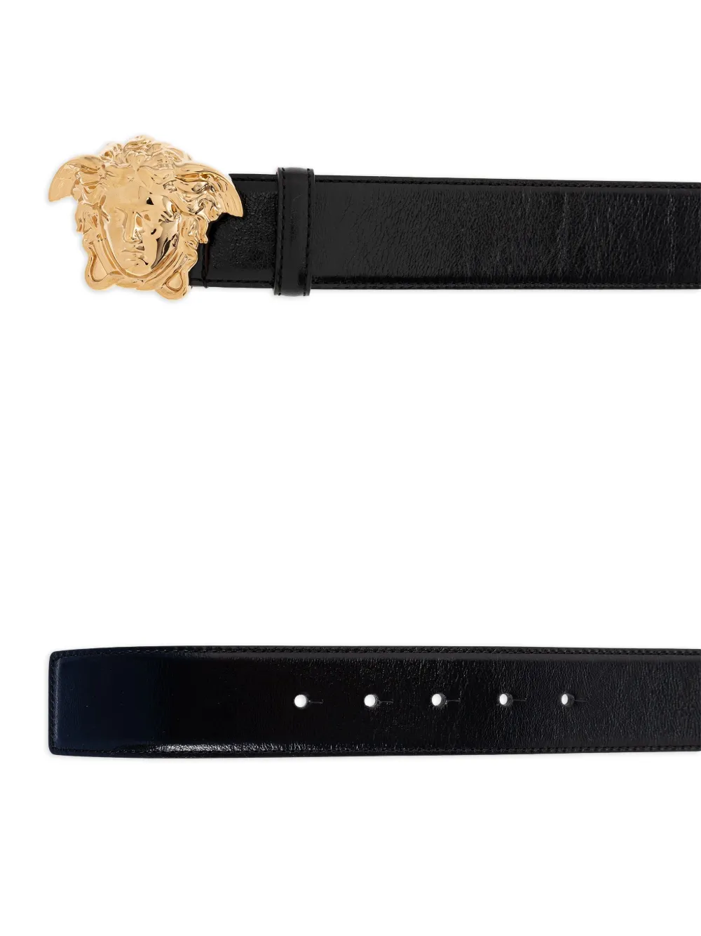 Versace Medusa-buckle belt - Zwart