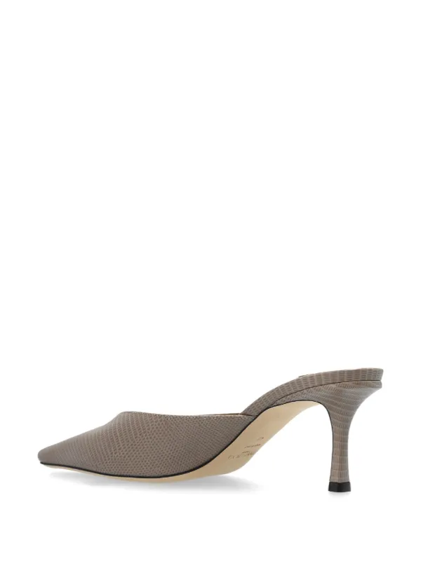 【25SS NEW】Jimmy Choo/ Lotta 65 フリルチュールミュール/3色 Jimmy Choo Lotta 65mm ミュール | ブラック | FARFETCH JP
