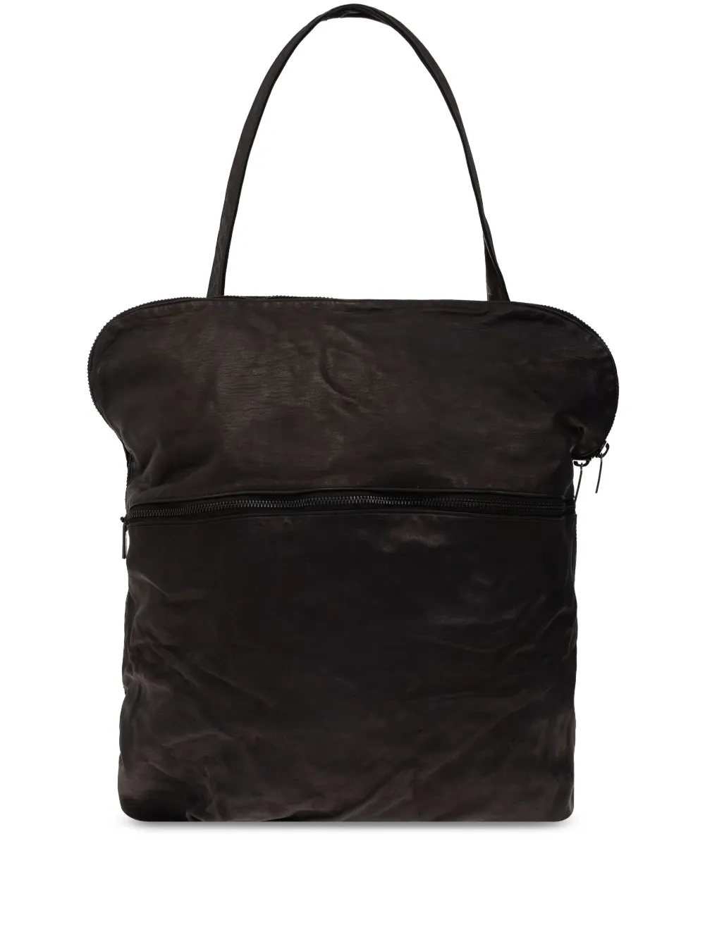 Yohji Yamamoto totebag i läder | svart | Image 1