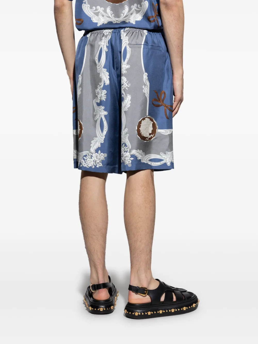 Versace Cameo zijden shorts 5UE30 PRINT