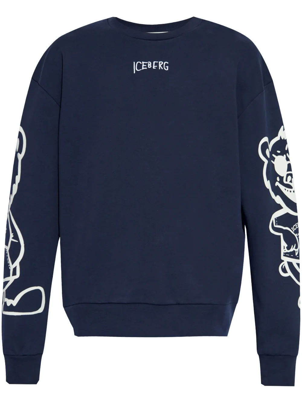 logo-embroidered sweatshirt