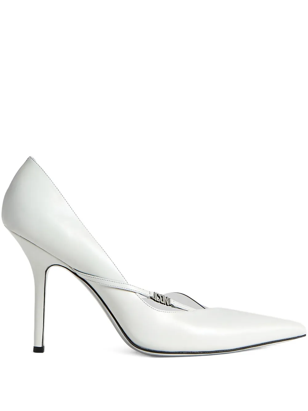 DSQUARED2 100 mm Icon Clubbing pumps met hak Wit