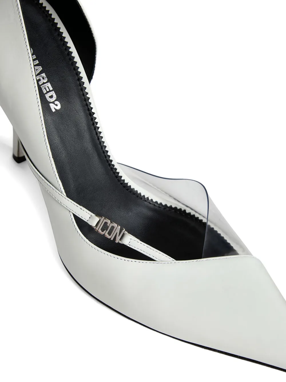 DSQUARED2 100 mm Icon Clubbing pumps met hak Wit