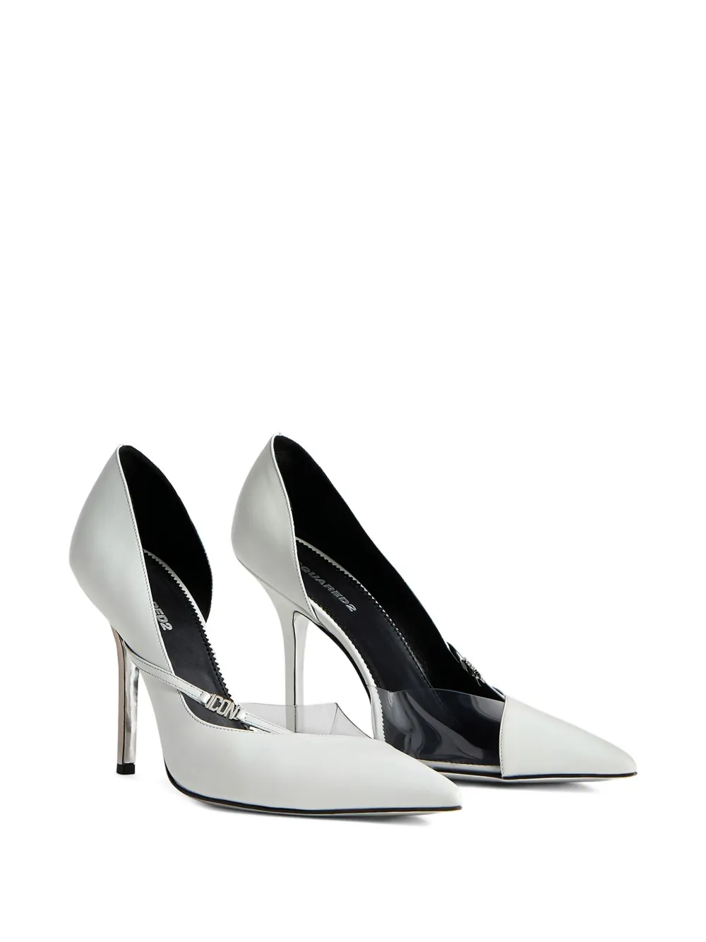 DSQUARED2 100 mm Icon Clubbing pumps met hak Wit