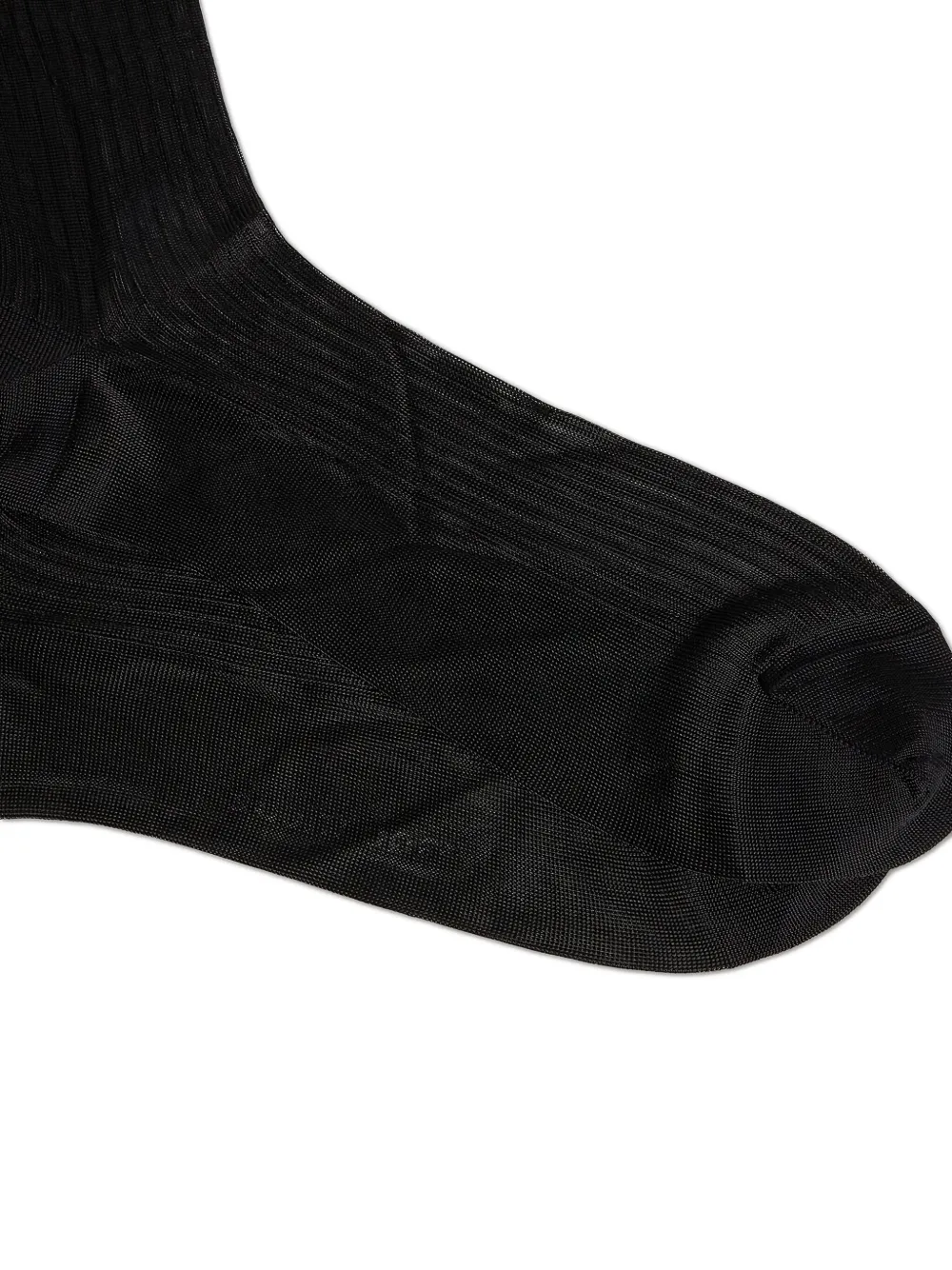 Dsquared2 D2 Classic Ribbed Knee-high Socks In Black
