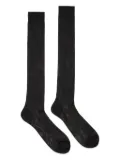 DSQUARED2 D2 Classic ribbed knee-high socks - Black