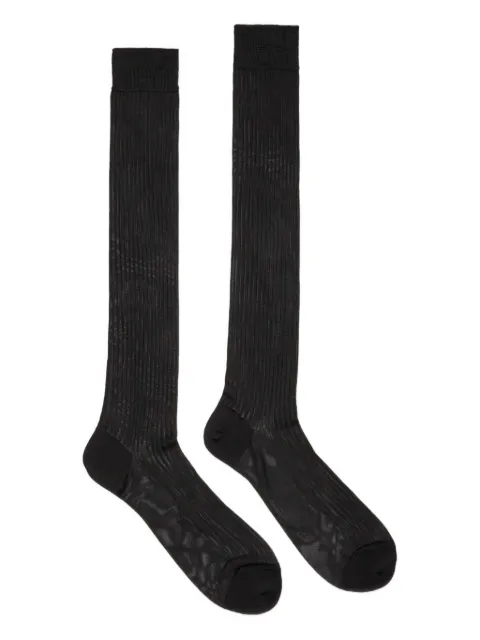DSQUARED2 D2 Classic ribbed knee-high socks