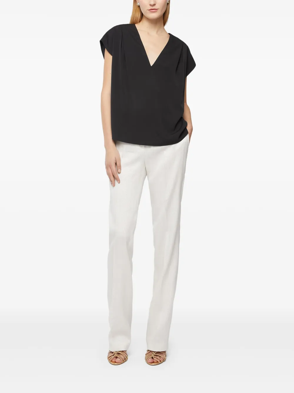 GENNY JACQUARD TROUSERS