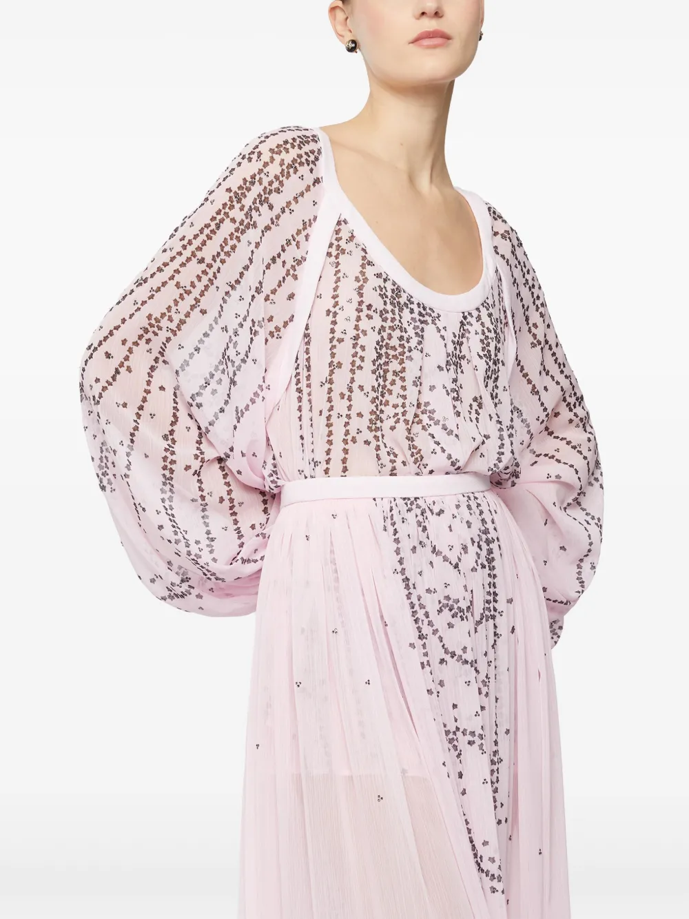 Shop Genny Rhinestone-embellished Blouse In Pink