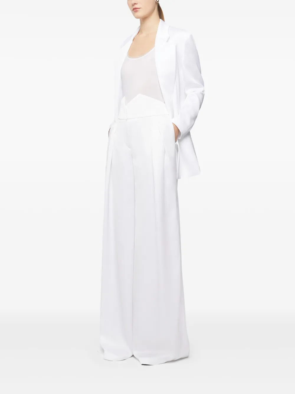 GENNY HIGH-WAIST PALAZZO TROUSERS 