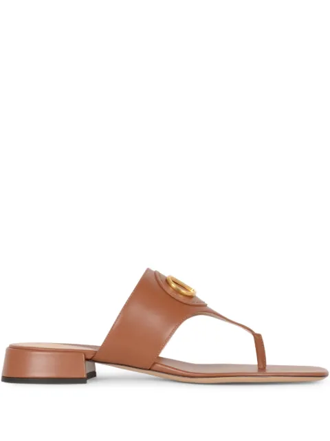 Valentino Garavani Pantoletten aus Leder