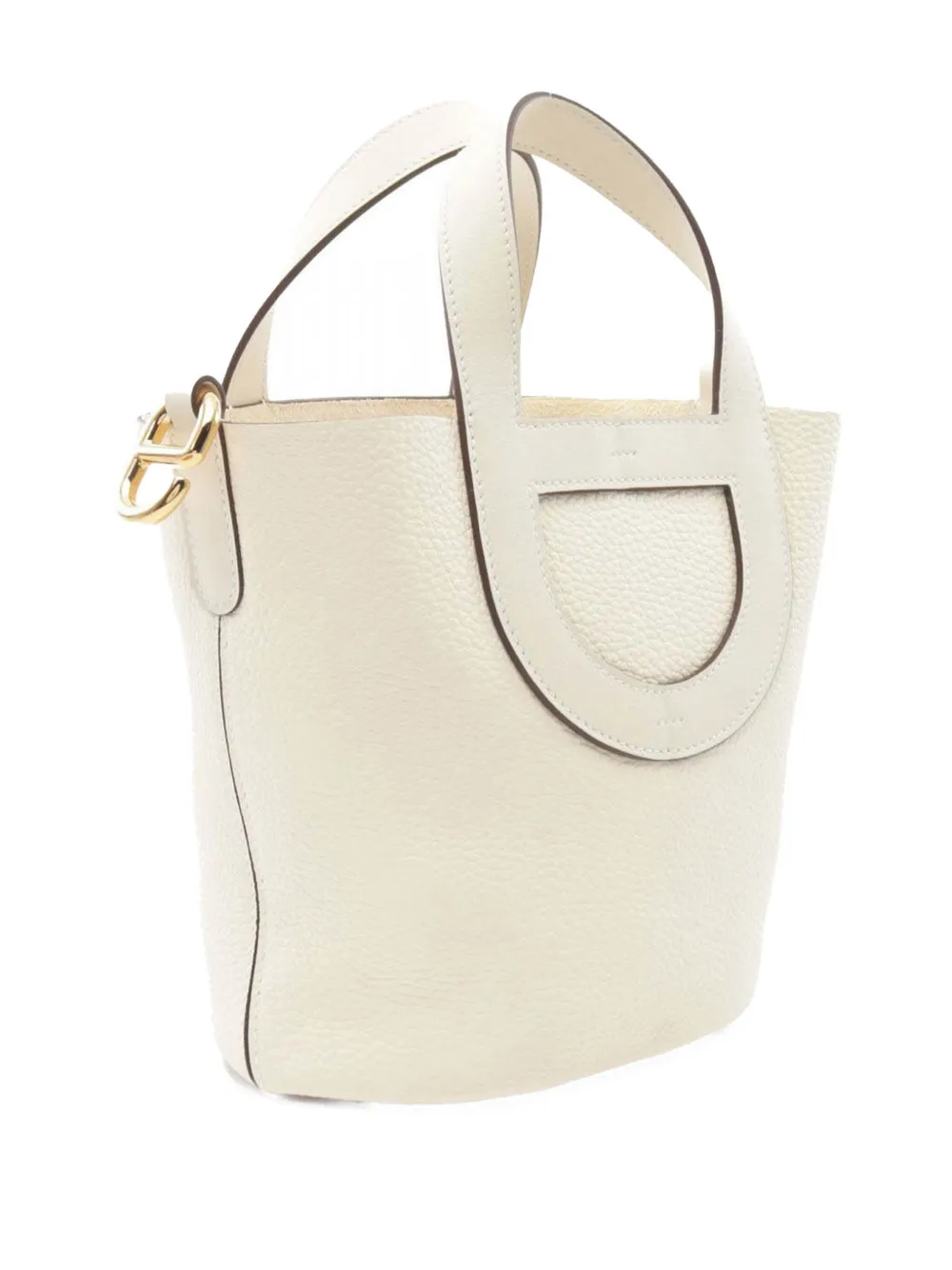 Hermès Pre-Owned 2023 Clemence and Swift In The Loop 18 handtas - Wit