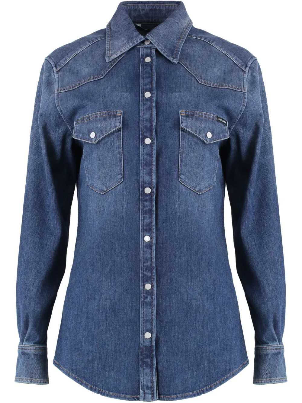 Dolce & Gabbana Denim blouse Blauw