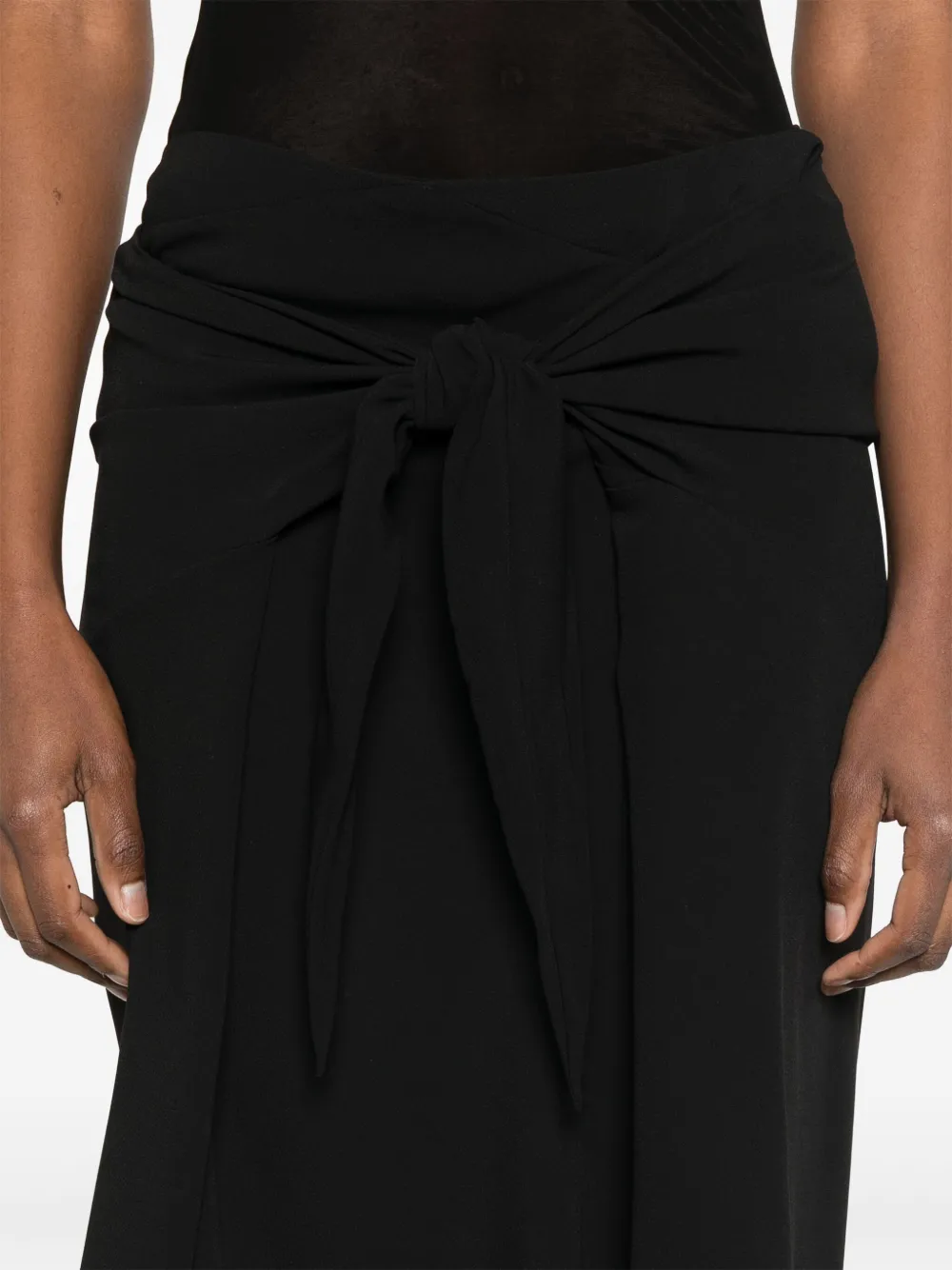 Rick Owens Strutter midi-rok Zwart