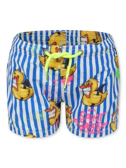 MC2 Saint Barth Kids shorts de playa estampados