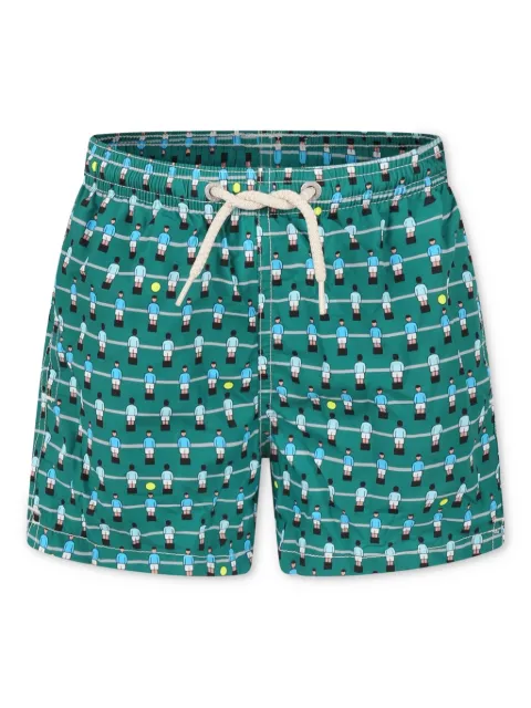 MC2 Saint Barth Kids shorts de playa estampados