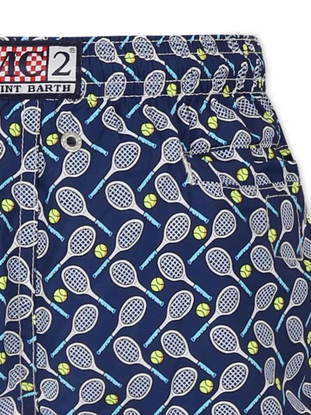 MC2 Saint Barth Kids Zwembroek met print Blauw