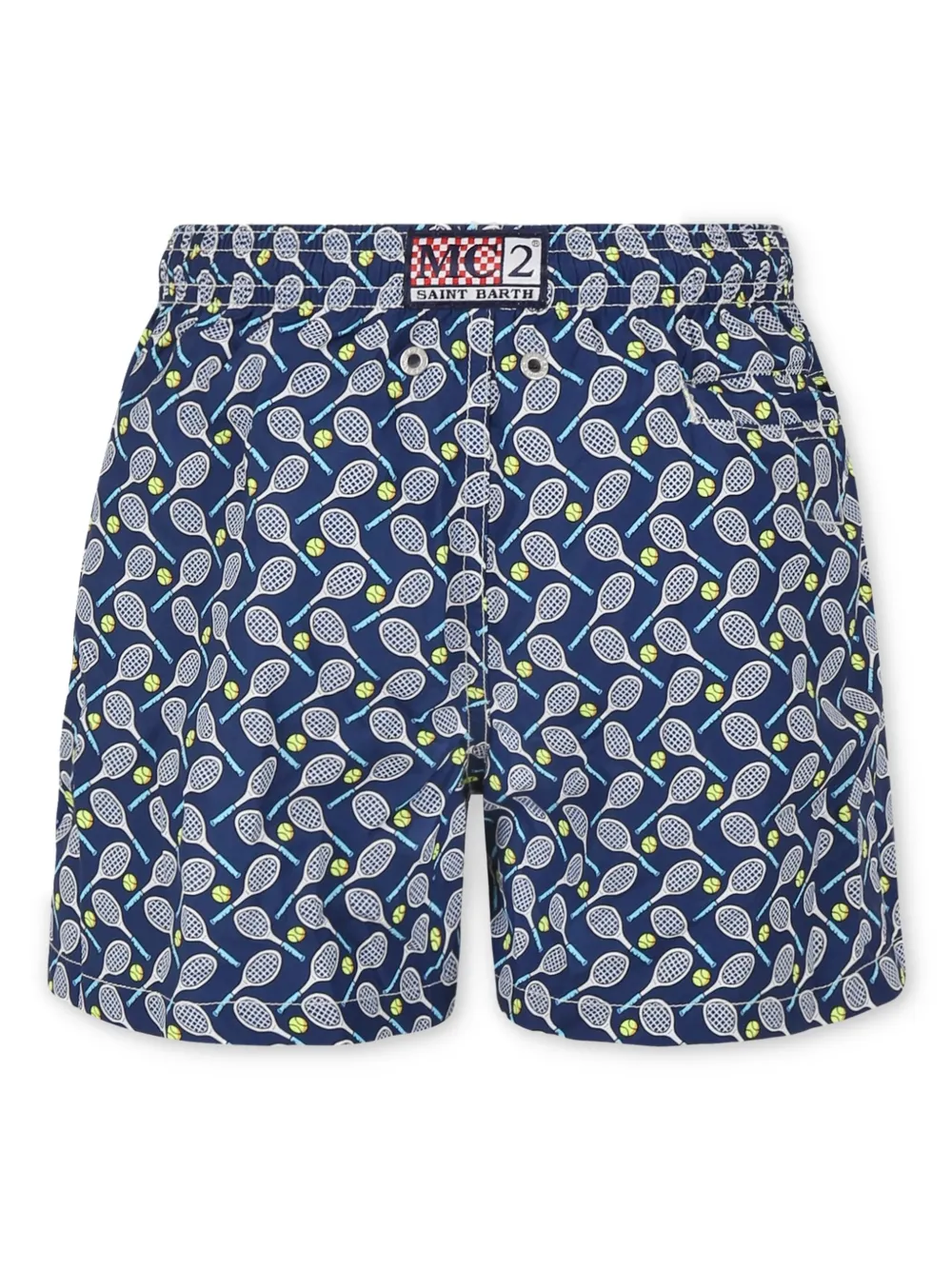 MC2 Saint Barth Kids Zwembroek met print - Blauw