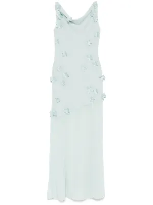ROTATE ロテート ワンピース Floral cocktail dress996751 Floral cocktail dress in black - Rotate | Mytheresa