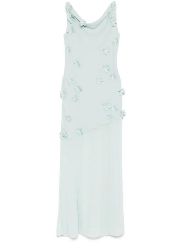 rotate birger christensen waterfall maxi dress Rotate By Birger Christensen Waterfall Maxi Dress