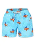 MC2 Saint Barth Kids printed swim shorts - Blue