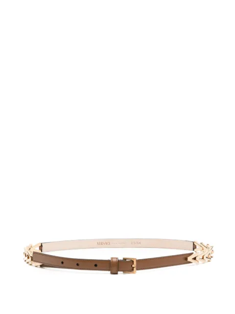 Versace panelled buckle belt