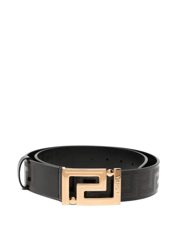 Versace グレカ ベルト | ブラック | FARFETCH JP
