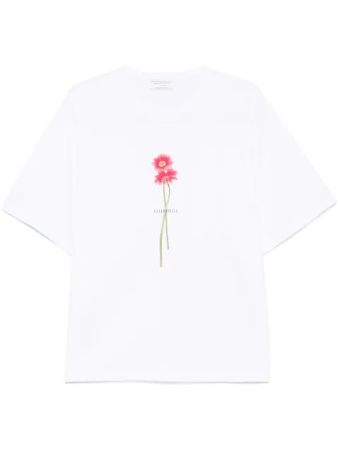 Société Anonyme playera con margaritas estampadas