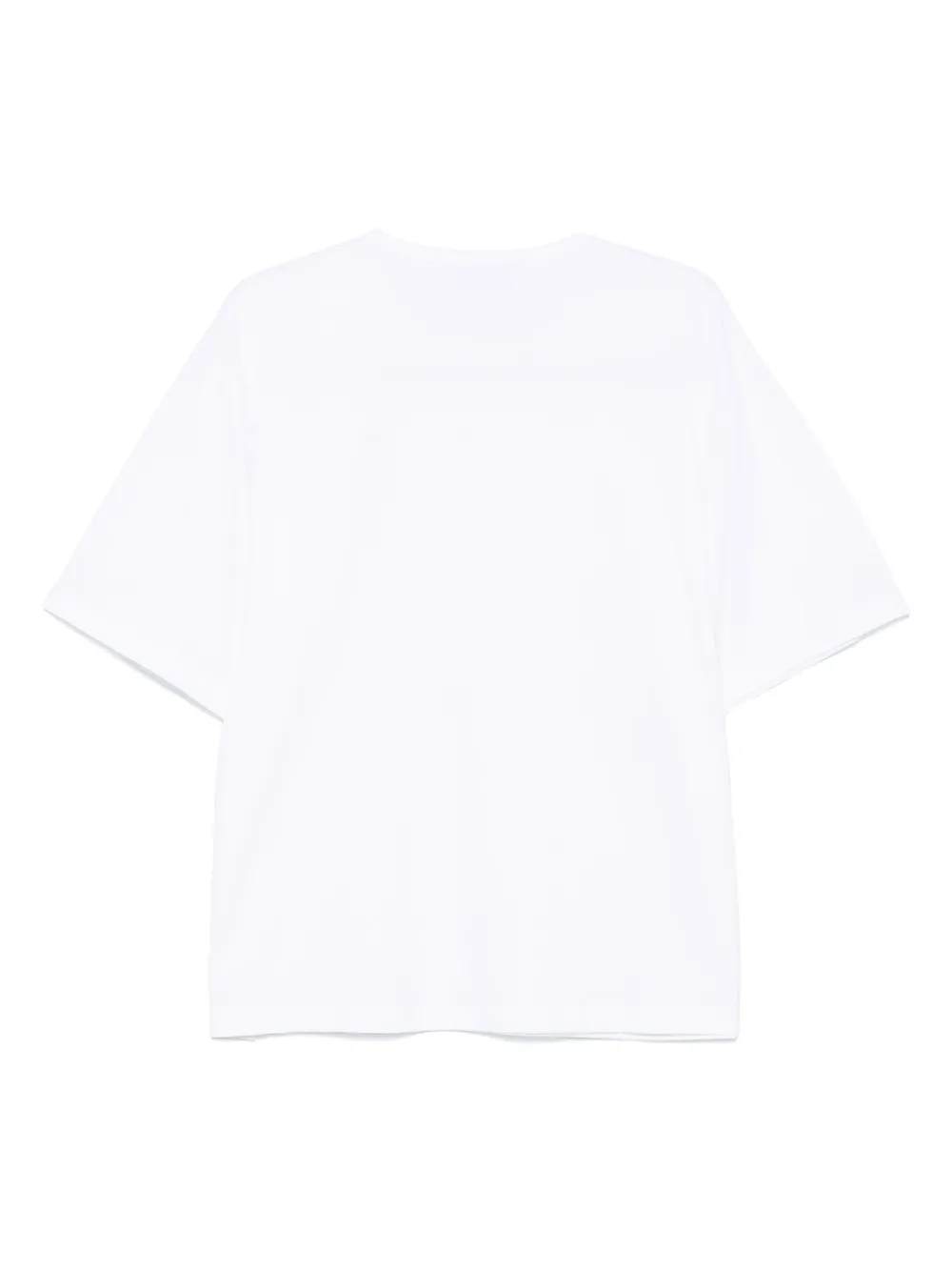 Société Anonyme T-shirt met rozenprint - Wit