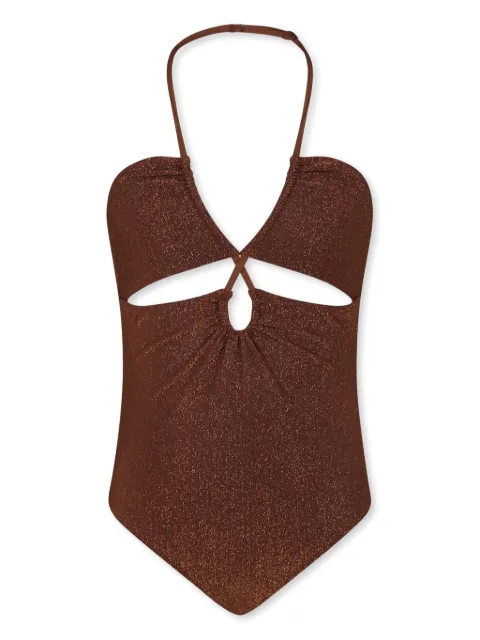 MC2 Saint Barth Kids lurex-detail swimsuit 