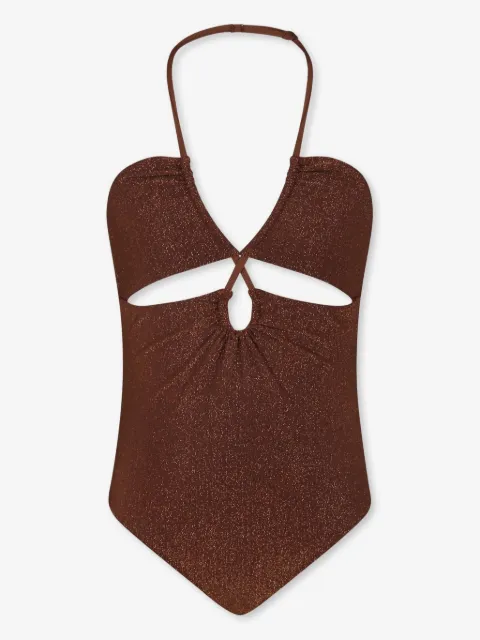MC2 Saint Barth Kids lurex-detail swimsuit