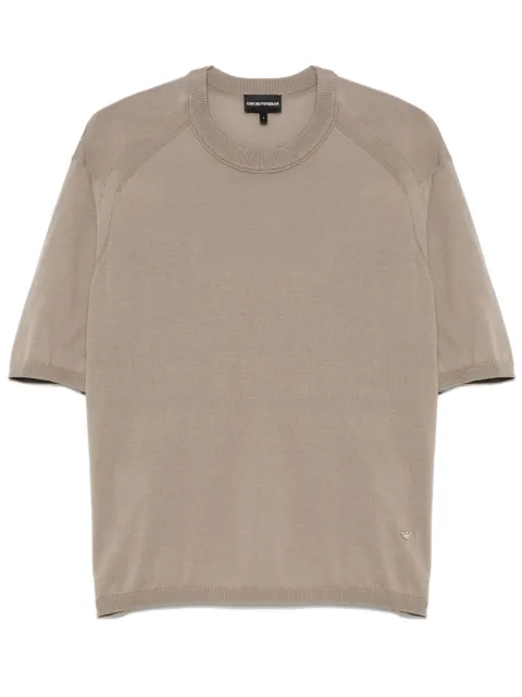 Emporio Armani fine-ribbed T-shirt