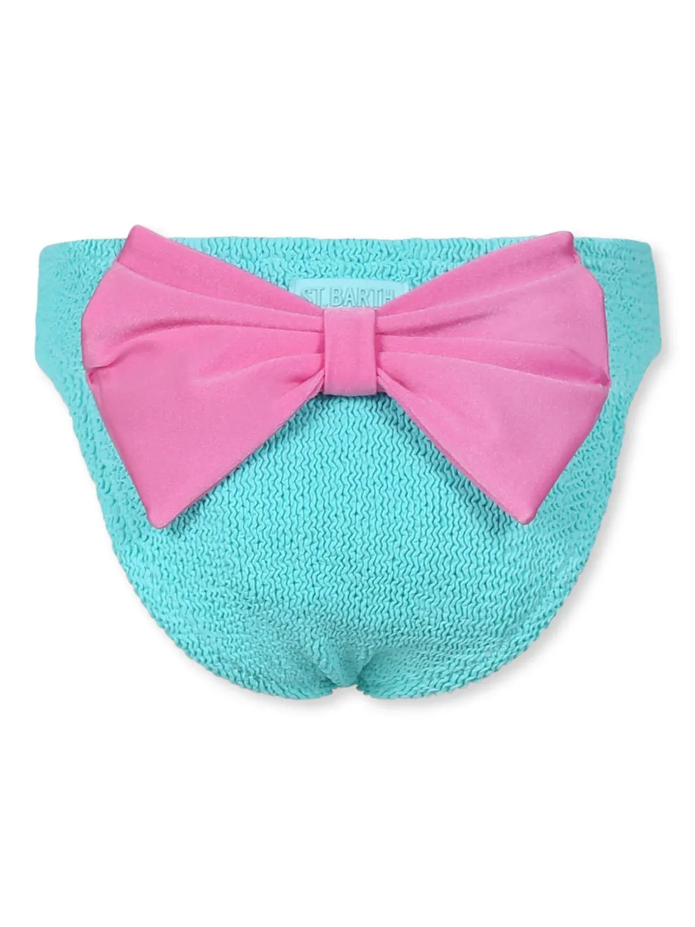 MC2 Saint Barth Kids Madame Crinkle bikinibroek - Groen