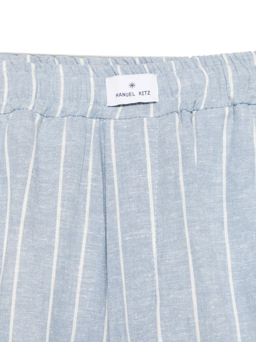 Manuel Ritz Gestreepte shorts Blauw