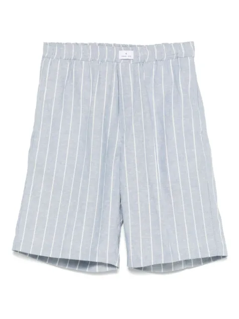 Manuel Ritz shorts con motivo de rayas