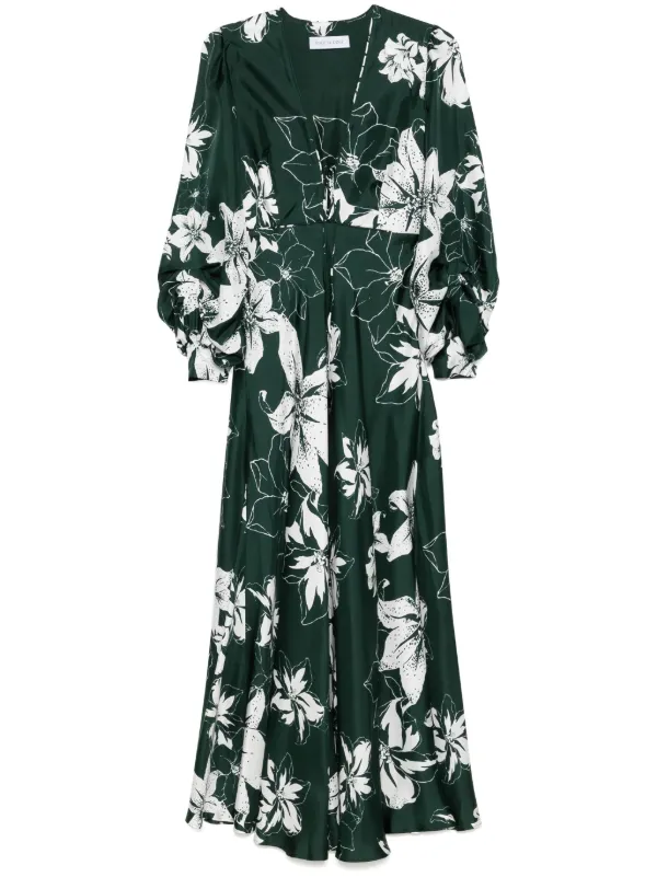 オールインワン・サロペット Raquel Diniz Valerie Long Dress With Floral Print 29031912_58359042_600.jpg
