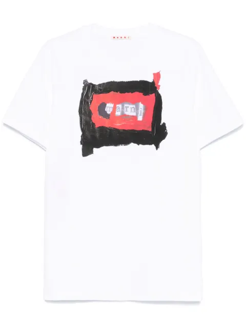 Marni t-shirt à patch logo