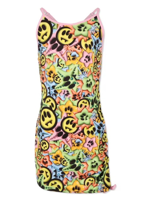 Barrow kids logo-print dress