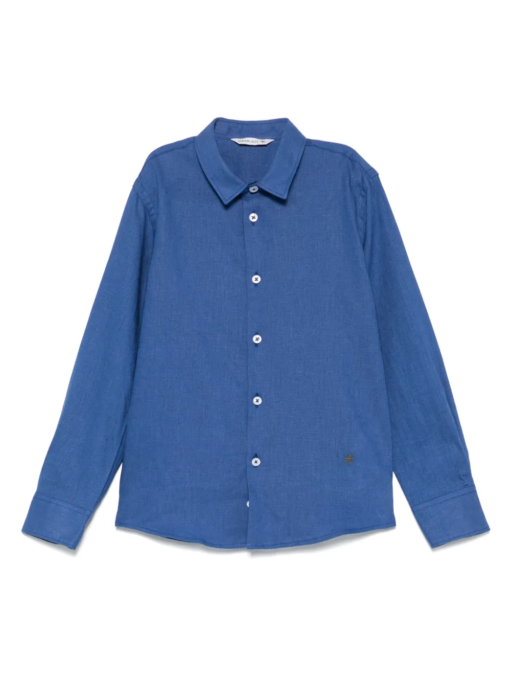 Manuel Ritz Camisa com textura irregular | Azul | Image 1