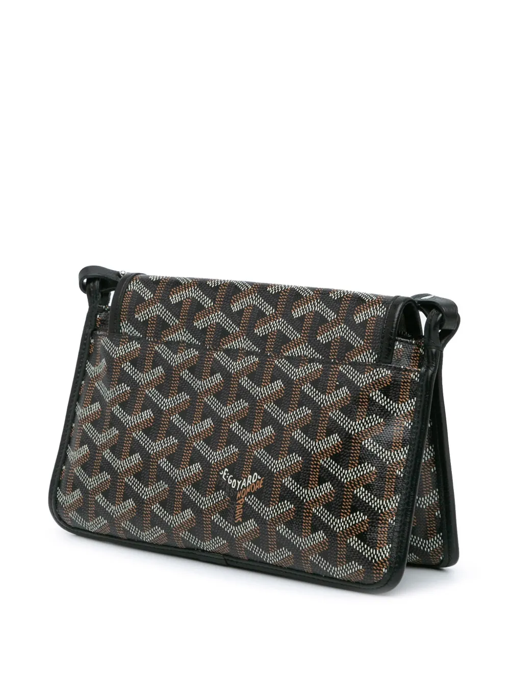 Goyard Pre-Owned 2000-2024 Goyardine Plumet Pocket Wallet crossbodytas - Zwart